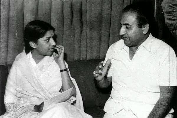 Lata with Mohammed Rafi