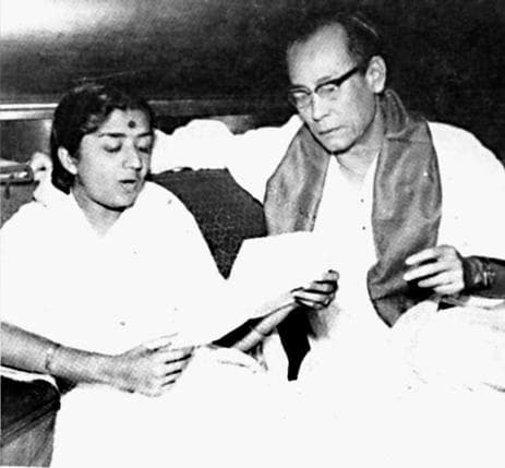 Lata with Sachin Dev Burman