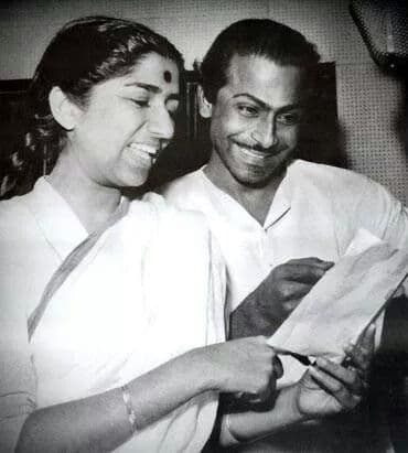 Lata with Salil Chowdhury