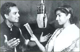 Lata with Anil Biswas