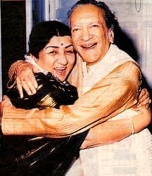 Lata with Pt. Ravi Shankar