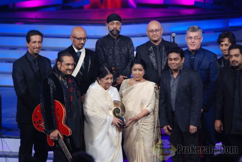 Lata and Asha with the new generation music directors