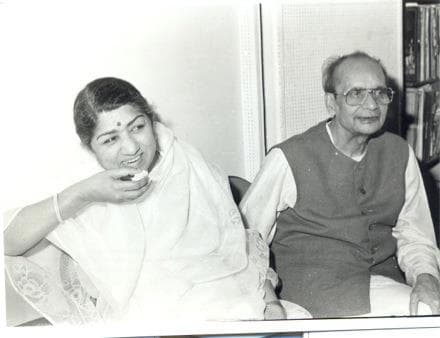 Lata with Pt. Narendra Sharma