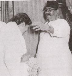 Lata with Bade Ghulam Ali Khan
