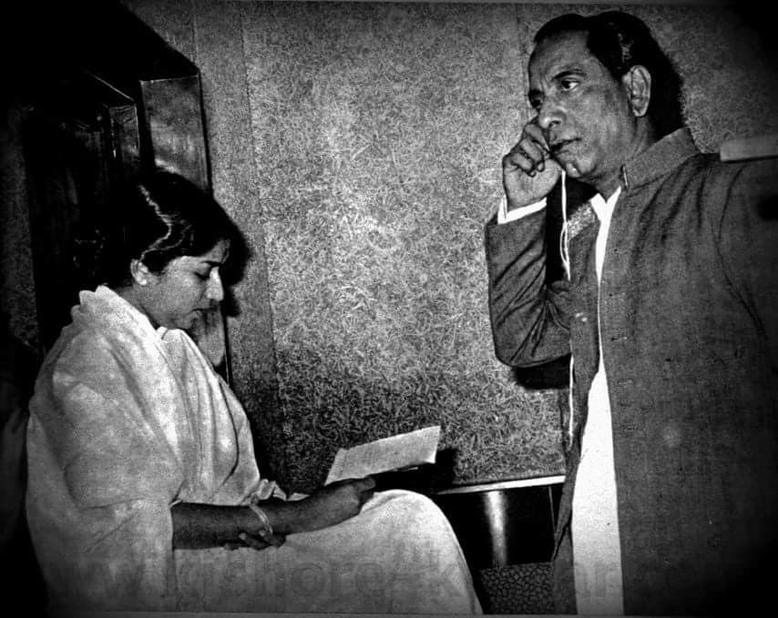 Lata with Ghulam Mohammed
